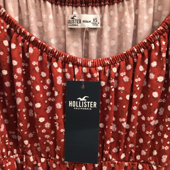 HOLLISTER Tiered Babydoll Dress - Picture 3 of 3